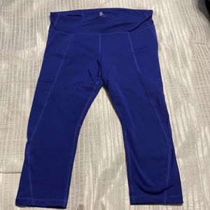 Gap Royal Blue XL Cropped Leggings